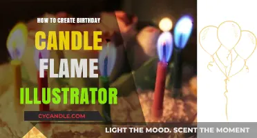 Creating a Realistic Birthday Candle Flame in Illustrator