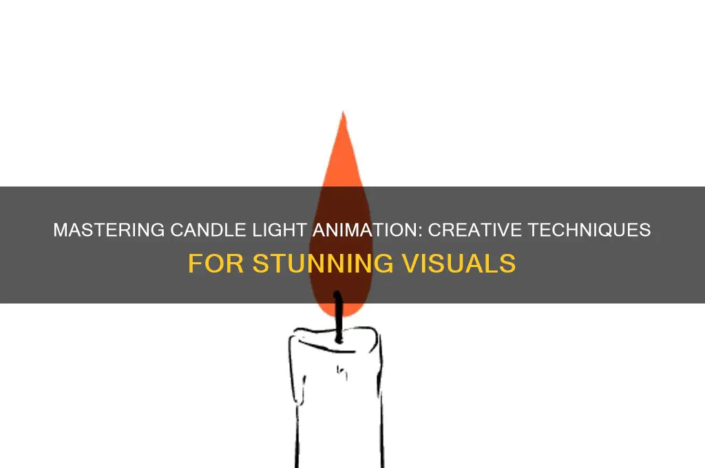 how to create candle light animation