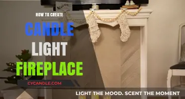 Crafting a Cozy Candlelight Fireplace: Easy DIY Guide for Warmth
