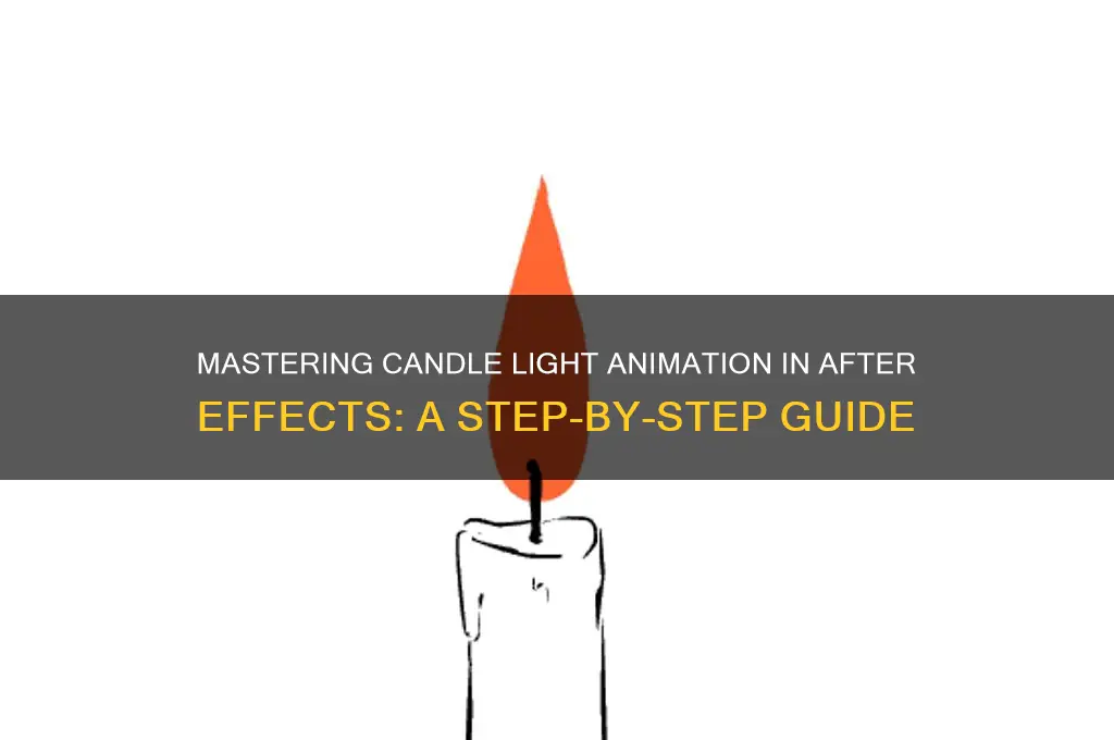 how to create candle light in after effects