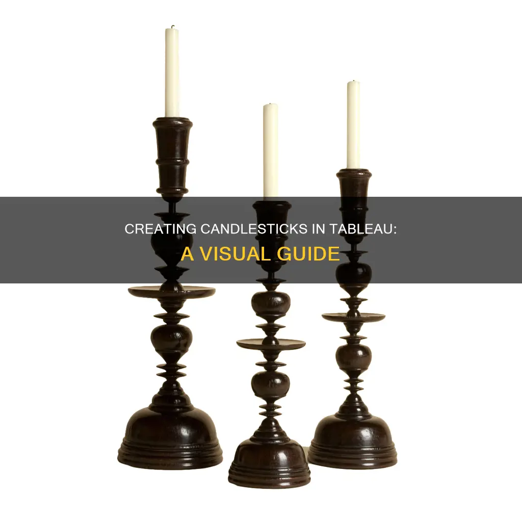 how to create candle stick in tableau