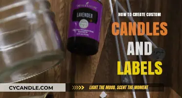 Custom Candles and Labels: A Creative DIY Project