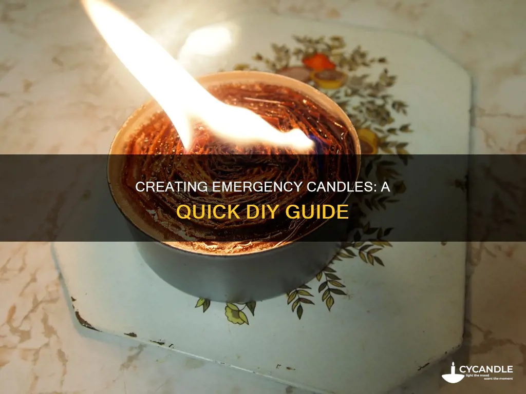 how to create emergency candle