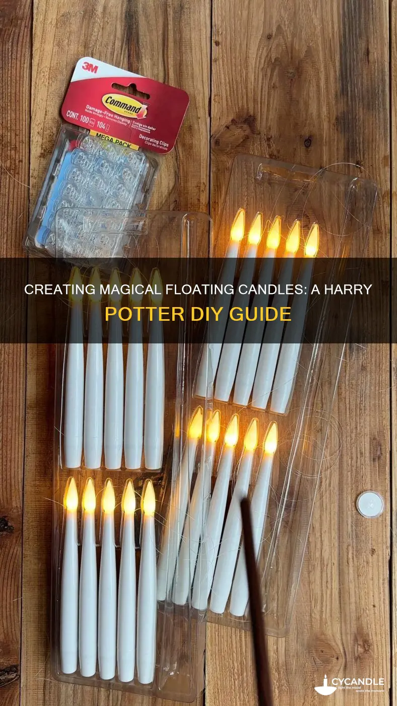 how to create floating candles harry potter