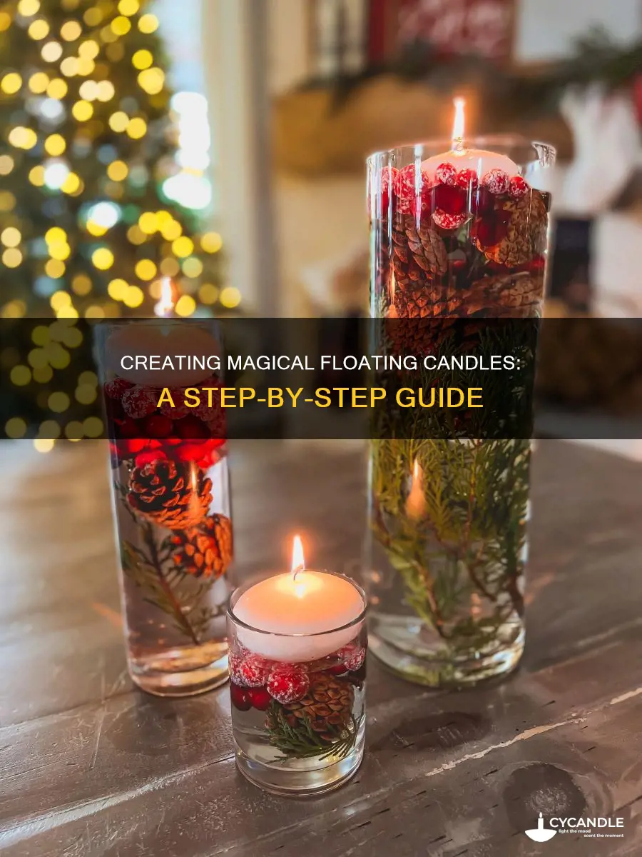 how to create floating candles