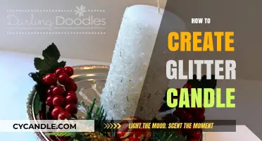 Creating Sparkly Candles: A DIY Guide
