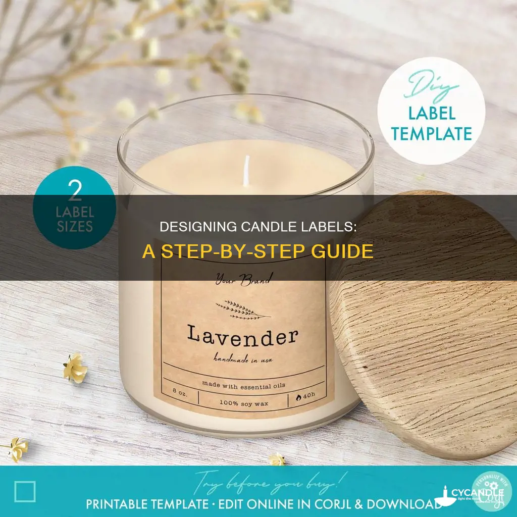 how to create labels for candles