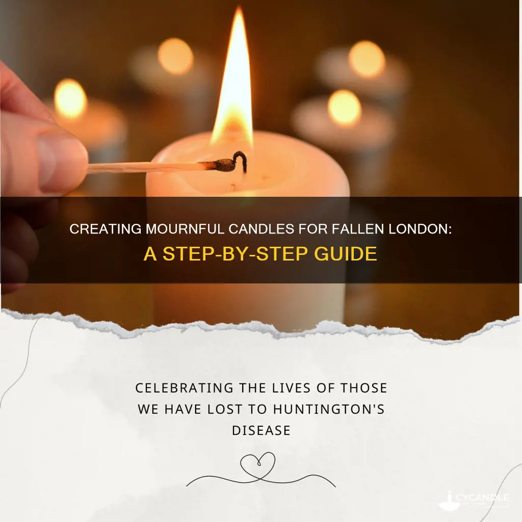 how to create mourning candles fallen london