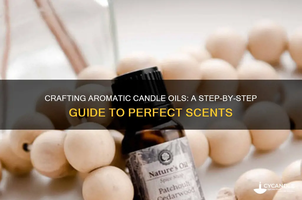 how to create scent oils for candles