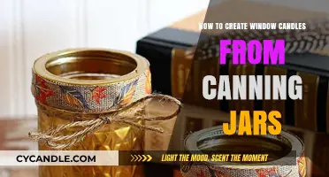 Create Window Candles from Canning Jars: A Step-by-Step Guide