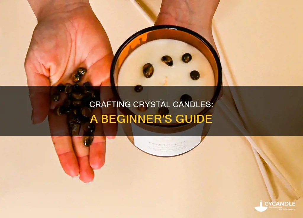 how to crystal candles
