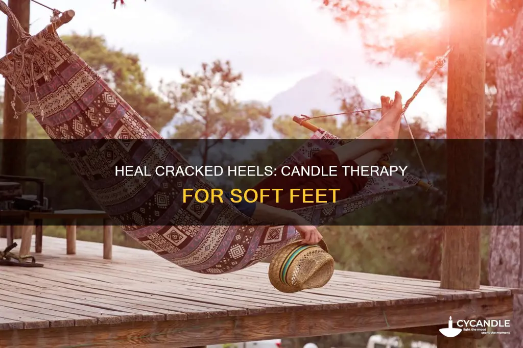 how to cure cracked heels with candle