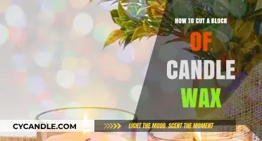 Mastering the Art of Cutting Candle Wax Blocks: A Step-by-Step Guide