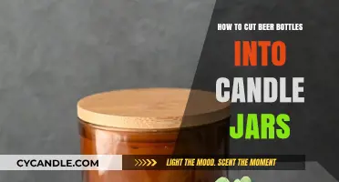 Transforming Beer Bottles: Crafting Candle Jars