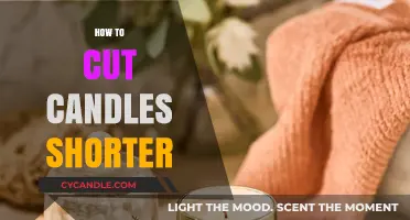 Trimming Candles: A Guide to Cutting Them Shorter