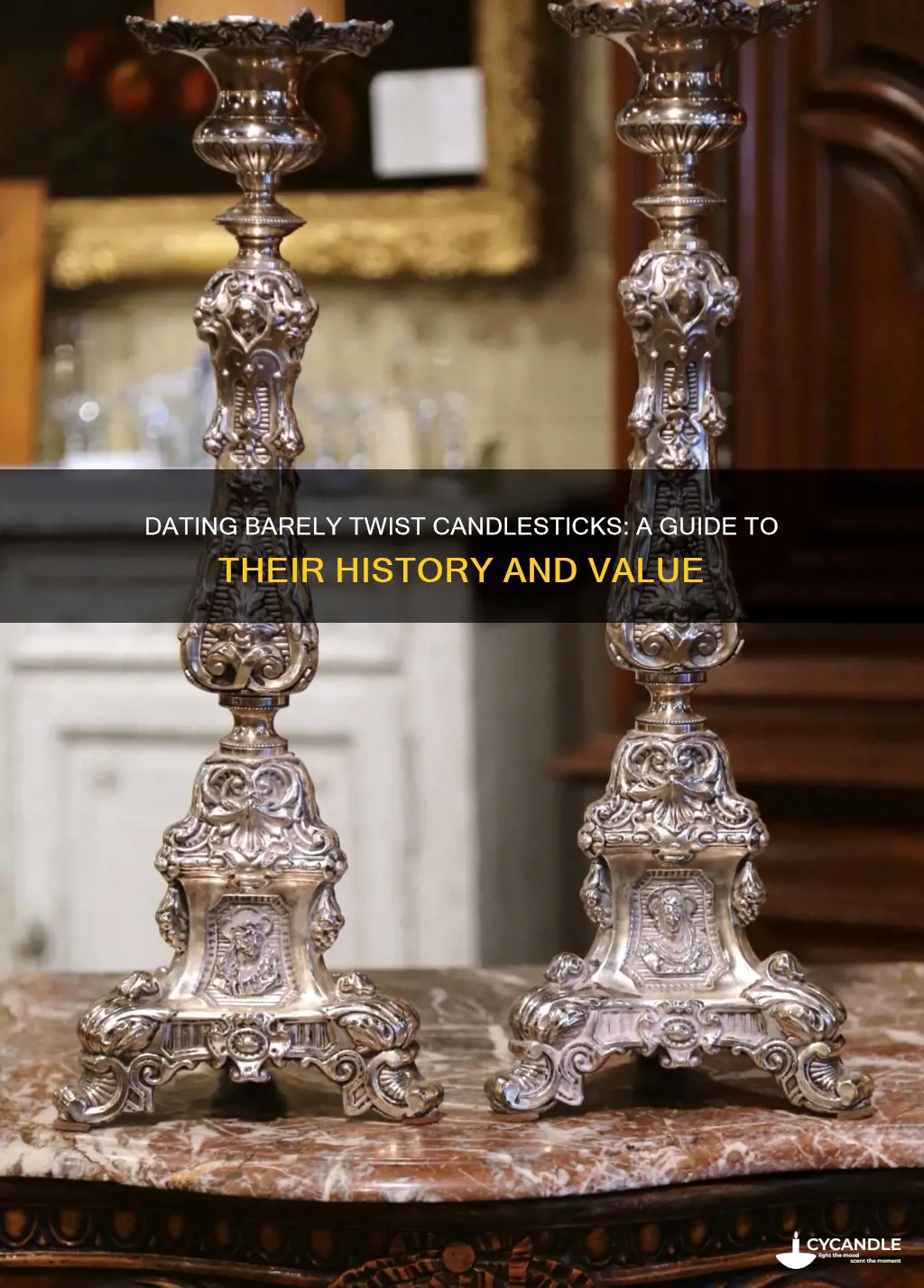 how to date barely twist candle sticks