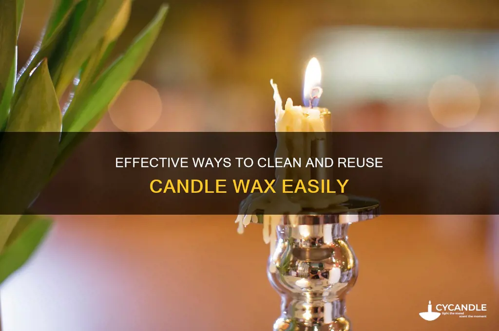 how to deal with candle wax