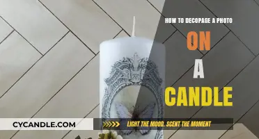 Decoupage Magic: Photo Candles Made Easy