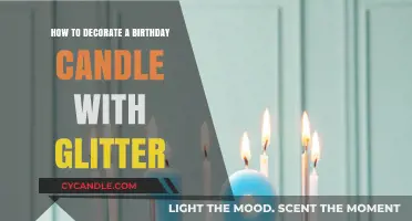 Sparkling Birthday Candles: Glitter Decorating Guide
