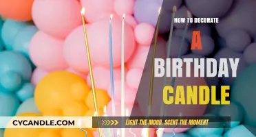 Creative Ways to Decorate Birthday Candles