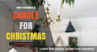 Creative Christmas Candles: Easy Holiday Decorating Ideas