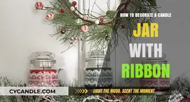 Decorating Candle Jars: Ribbons & Creative Ideas