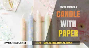 Creative Paper-Wrapped Candles: A Simple DIY Guide