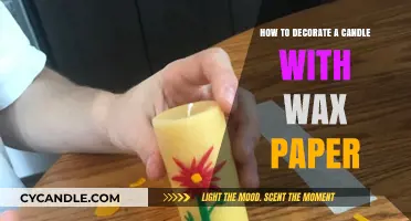 Creative Candle Decorating: Wax Paper Techniques for Stunning Designs