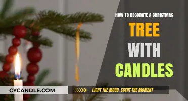 Decorating Christmas Trees with Candles: A Festive Guide