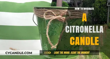 Crafting Citronella Candles: Creative Decor Ideas