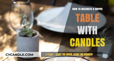 Decorating Coffee Tables: Candles and More