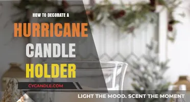 Creative Ways to Decorate Hurricane Candle Holders