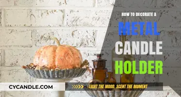 Creative Ways to Decorate Your Metal Candle Holder