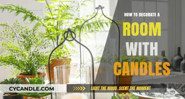Candlelit Charm: Decorating a Room with Candles