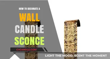 Creative Ways to Decorate Wall Candle Sconces