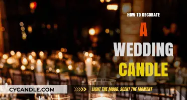 Creative Ways to Decorate Wedding Candles