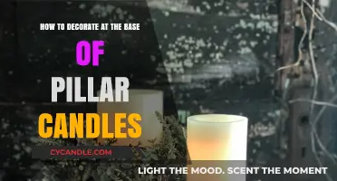 Decorating Pillar Candles: Base Ideas for a Warm Glow