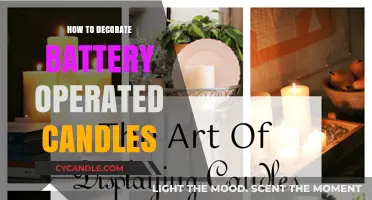 Creative Ways to Decorate Your Battery-Operated Candles