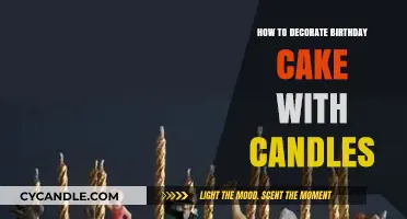 Creative Cake Decorating: Candles and Their Unique Placements
