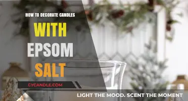 Epsom Salt Candle Decor: A Simple Guide