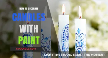 Creative Candle Decorating with Paint