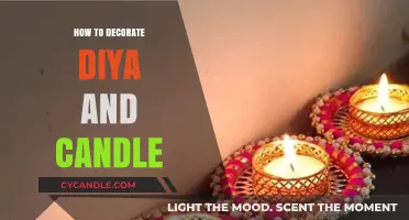 Decorating Diyas and Candles: Creative Ideas for Festive Cheer