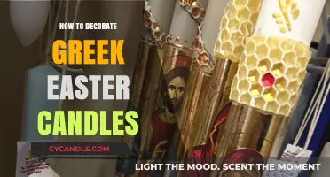Decorating Greek Easter Candles: Creative Ideas for a Festive Touch
