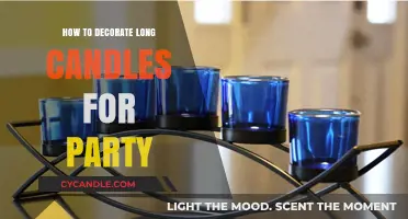 Creative Candle Decor for a Festive Focal Point