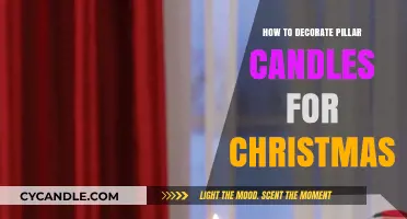 Decorating Pillar Candles for Christmas: Creative Ideas