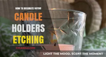 Etching Votive Candle Holders: Creative Decor Ideas