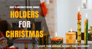 Festive Votive Candle Holders: A DIY Christmas Decoration Guide
