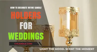 Elegant Votive Candle Holder Decor Ideas for Your Wedding