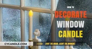 Creative Ways to Decorate Window Candles