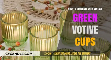 Reviving Elegance: Vintage Green Votive Cups in Modern Decor